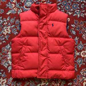 Polo Ralph Lauren Kids Red Puffer Vest Down Fill Size 3T